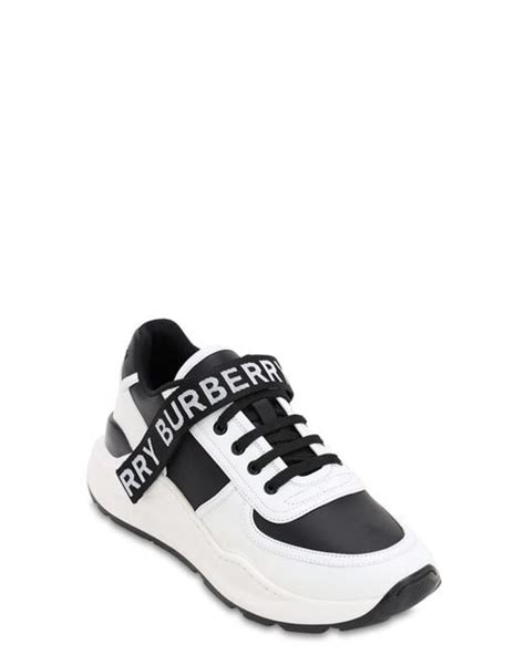 burberry shoes black and white|burberry men sneakers on sale.